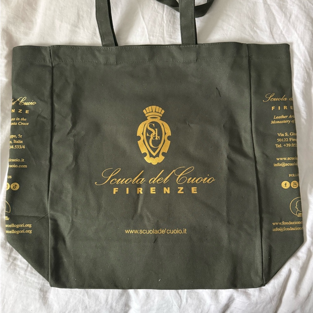 Firenze Green Tote Bag